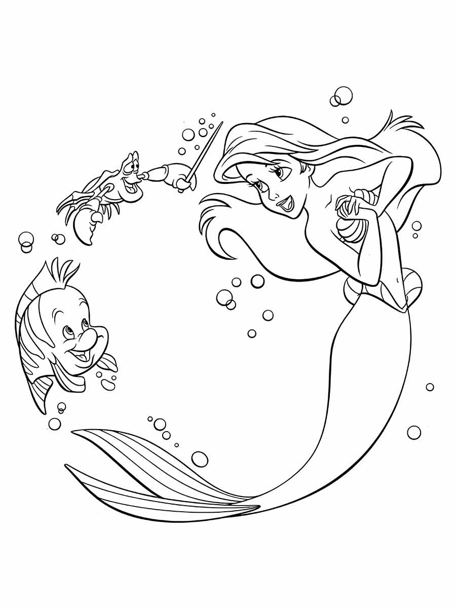 desenhos sereia ariel