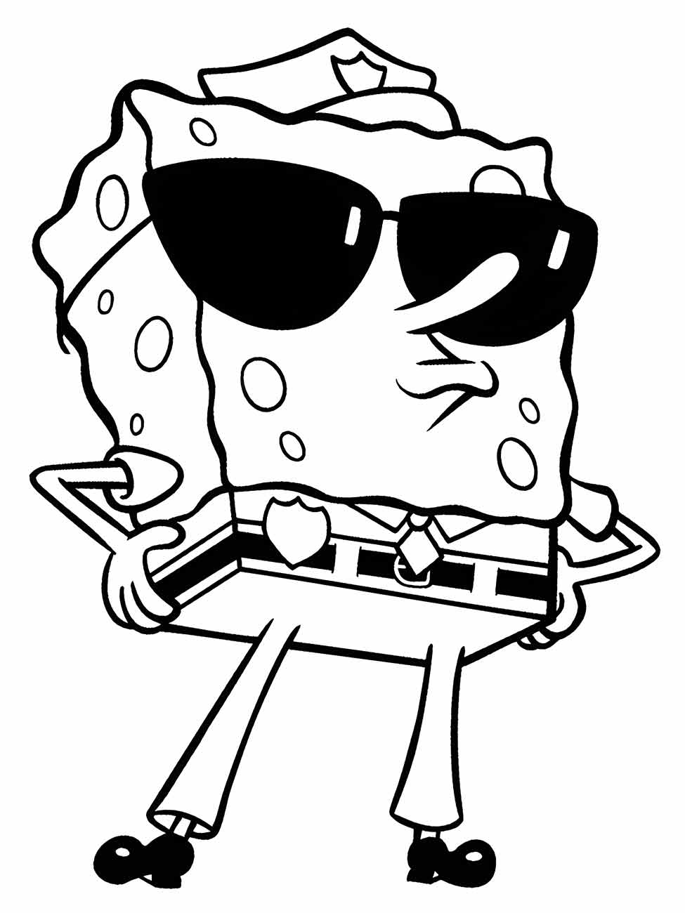 Bob Esponja para colorir e imprimir