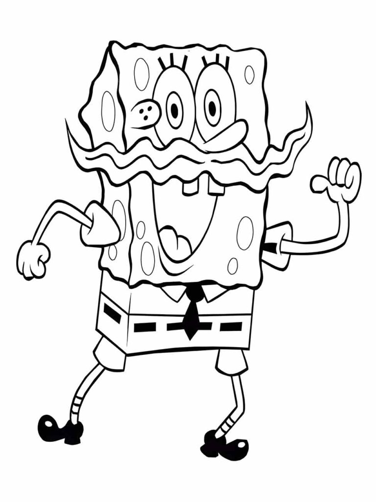 Desenho Bob Esponja para colorir