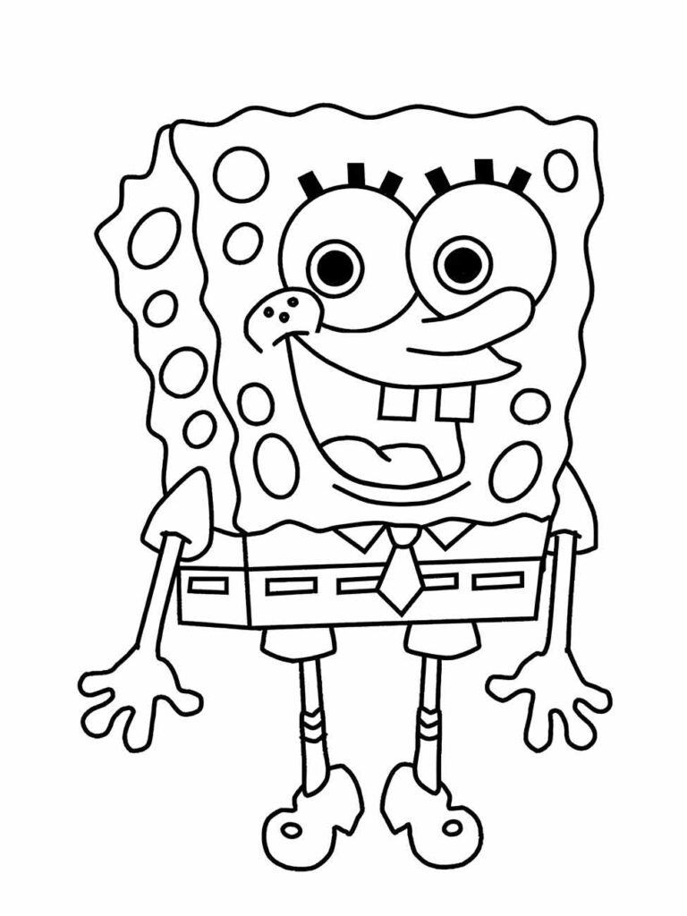 Bob Esponja para colorir