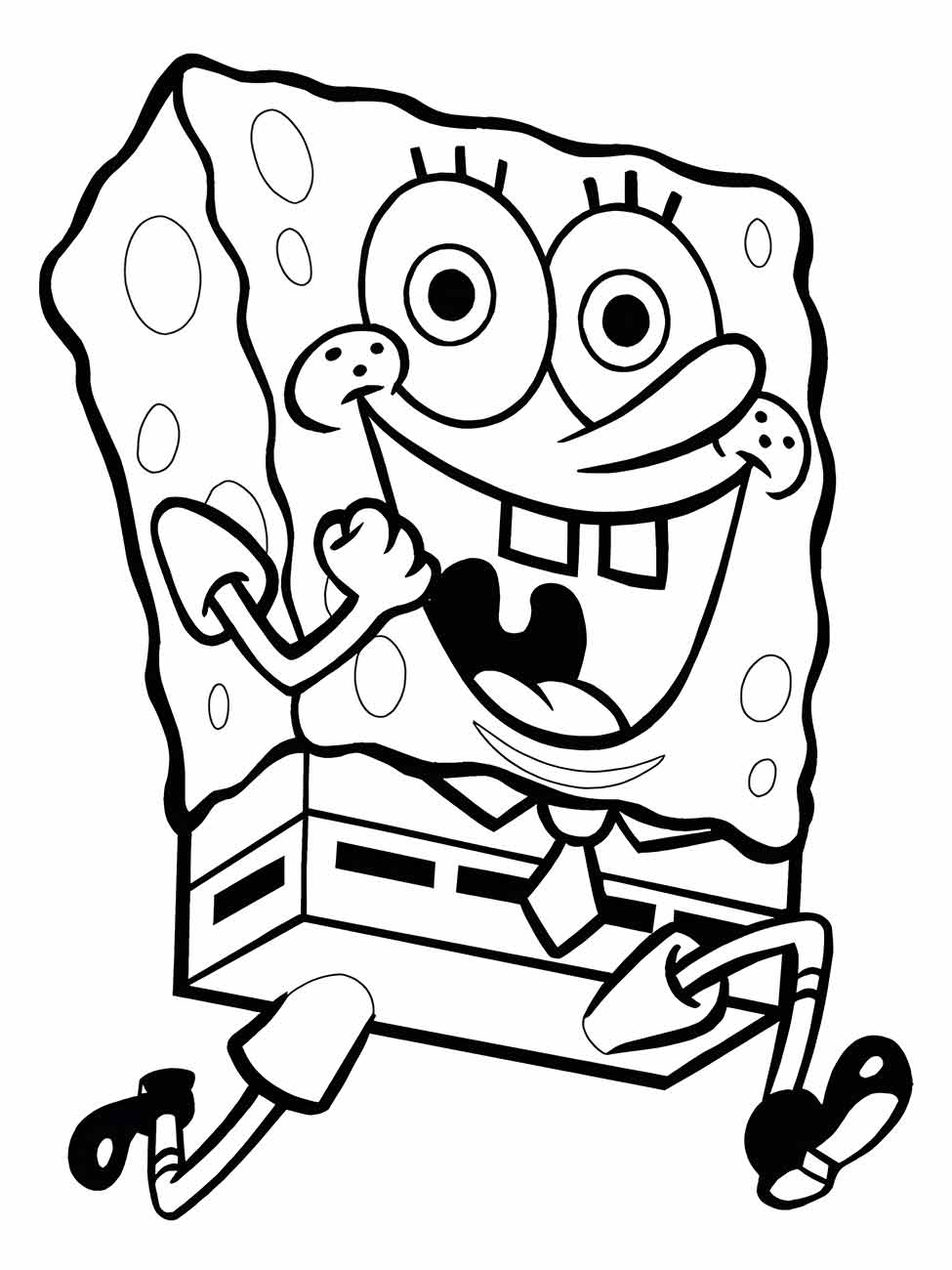 Bob Esponja para pintar