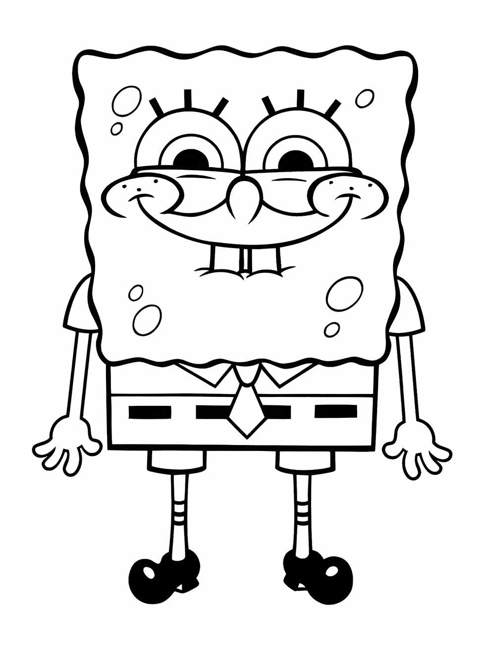 Bob Esponja para colorir