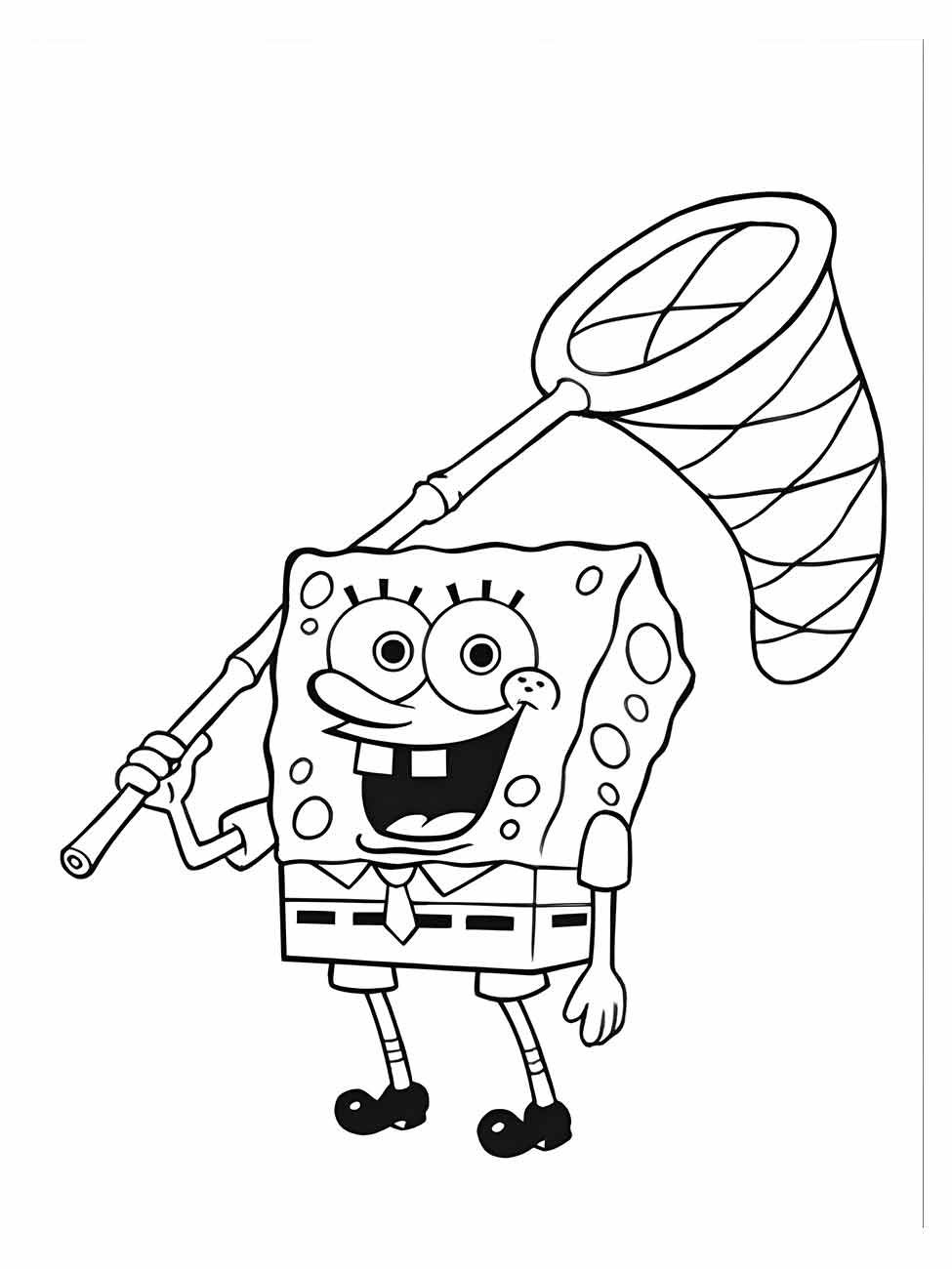 Bob Esponja desenho para colorir