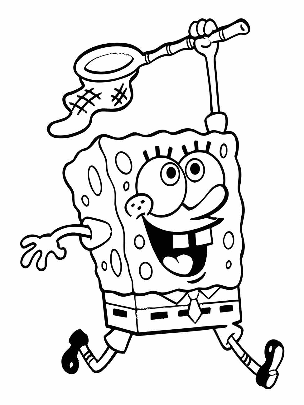 Bob Esponja desenho para colorir