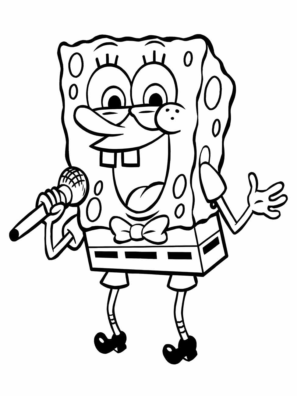 Desenhos Bob Esponja para colorir e imprimir