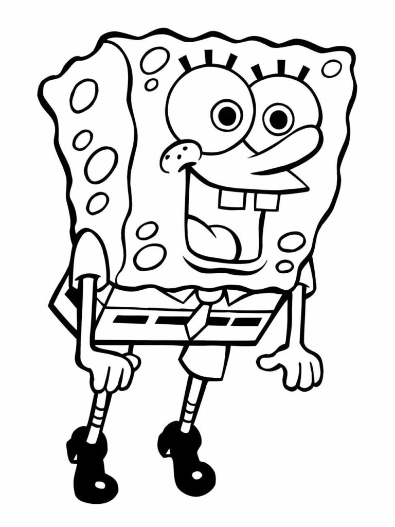 Bob Esponja para colorir