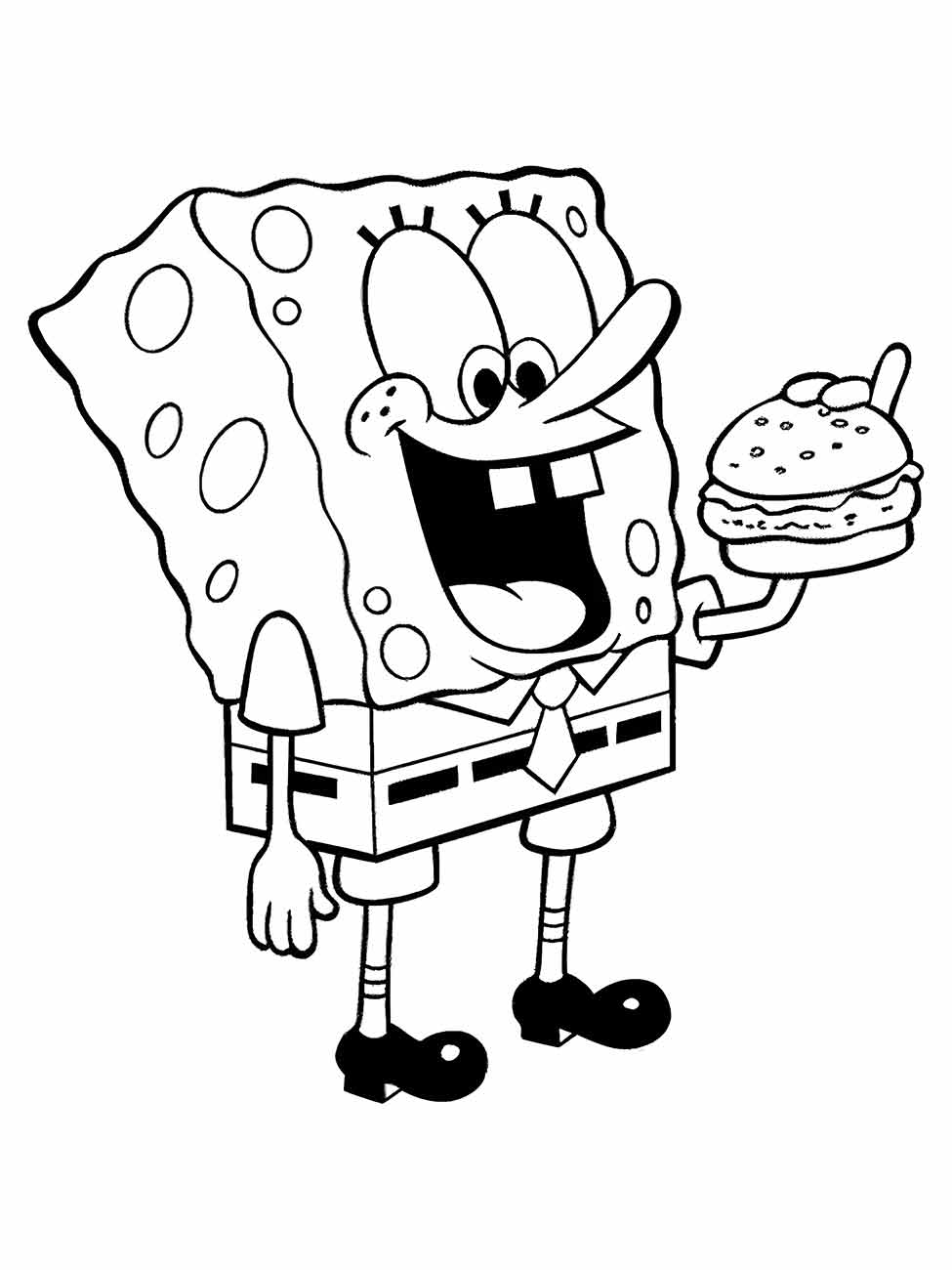 Bob Esponja para colorir