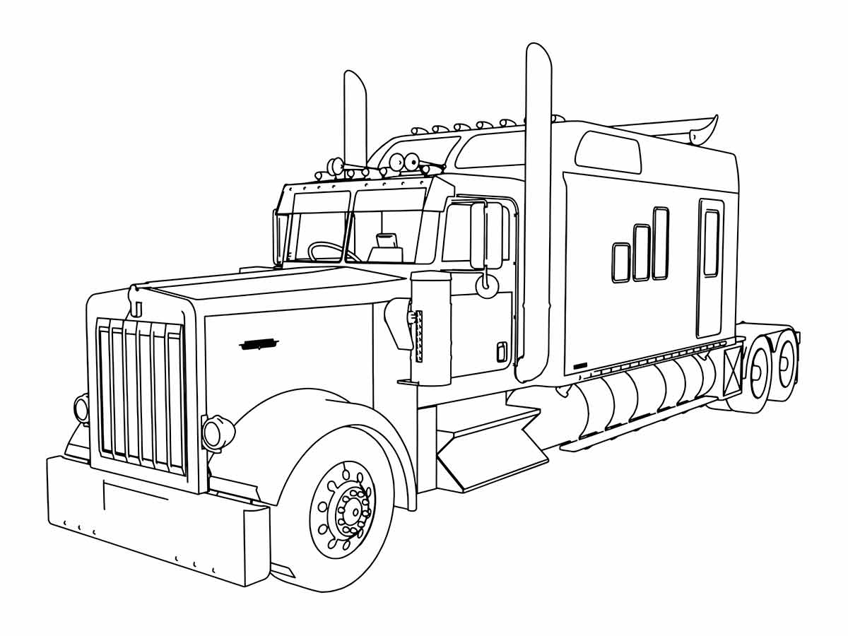 Desenhos para colorir de desenho de caminhões para colorir -pt