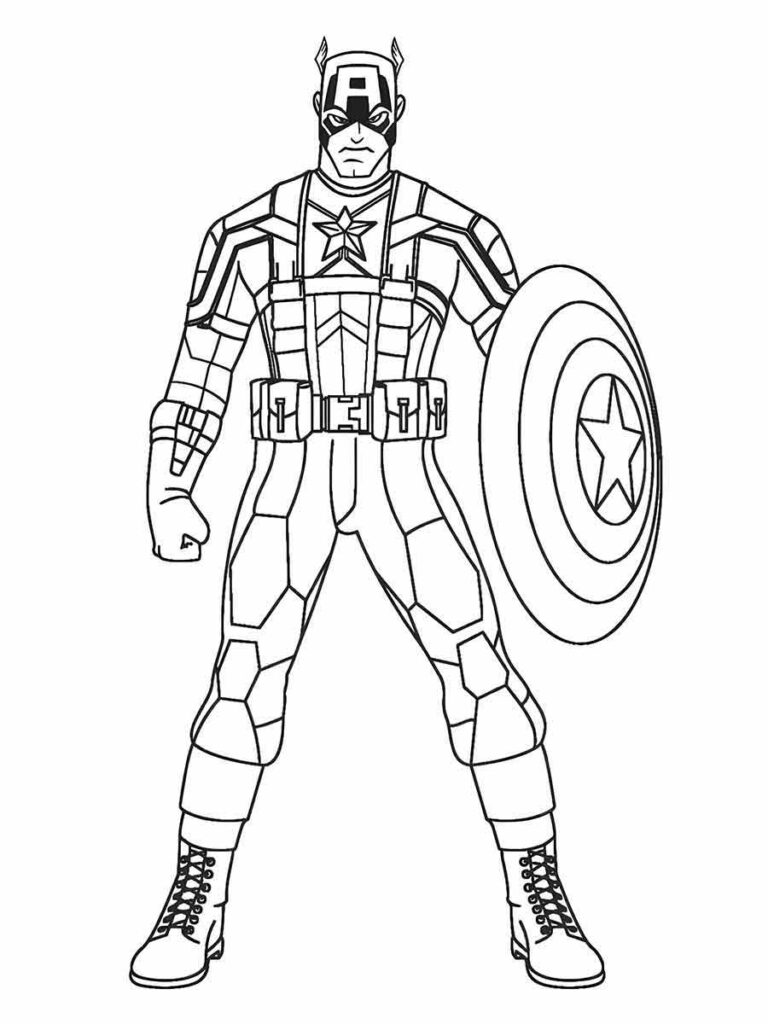 Colorir capitão america