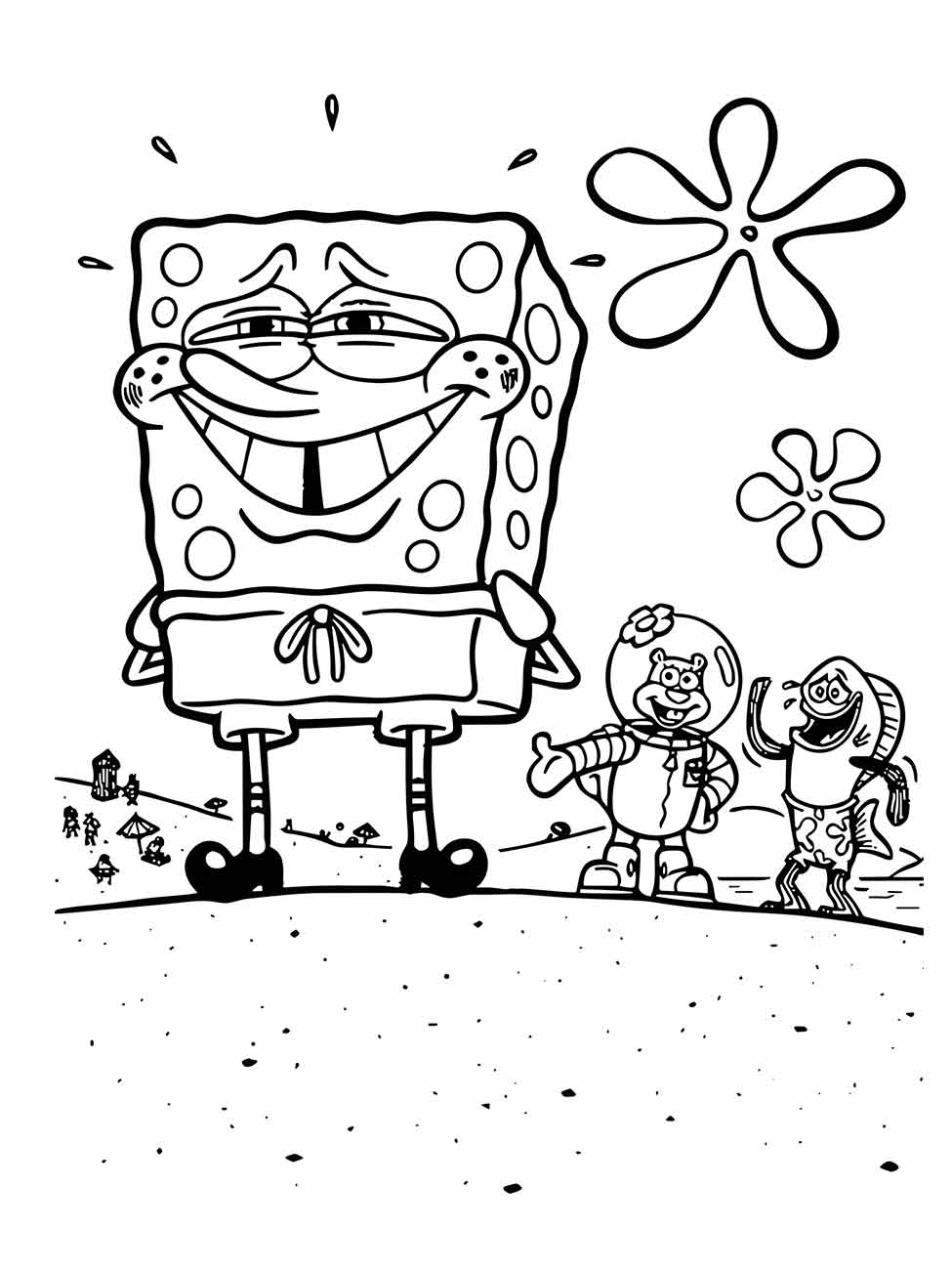 Desenho Bob Esponja para colorir