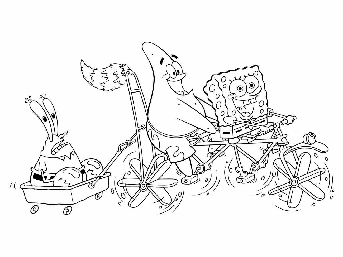 Bob Esponja desenhos para colorir