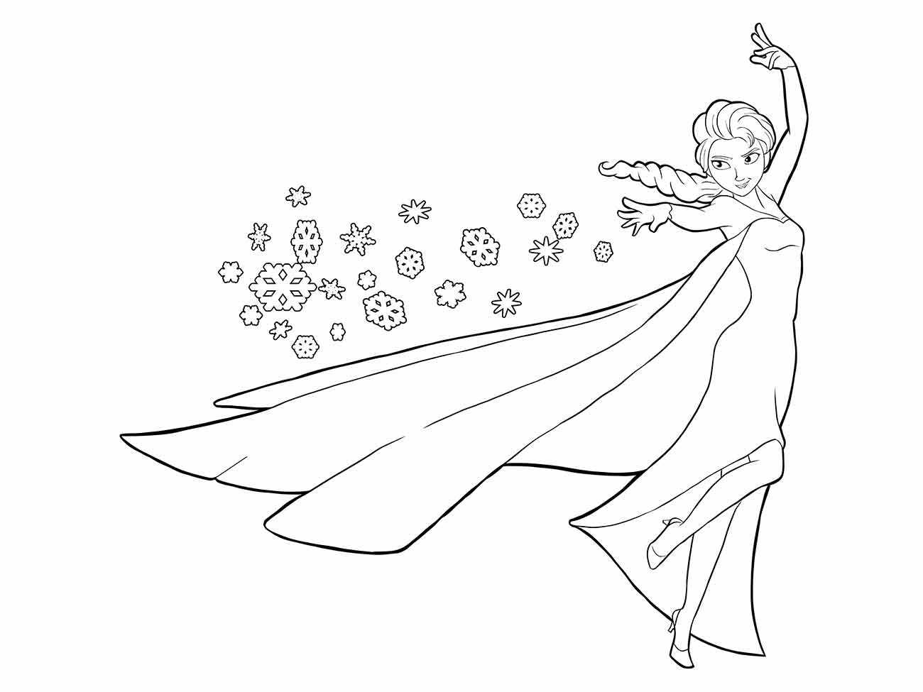 Imagem da Frozen para Colorir