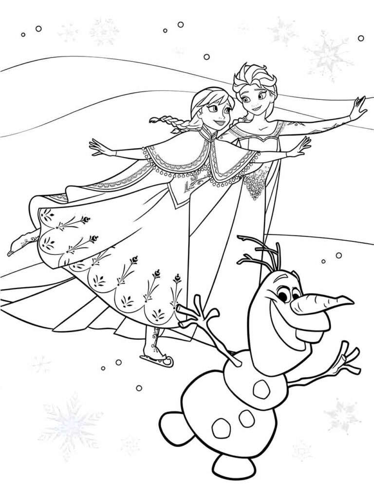 Desenhos para Colorir da Frozen