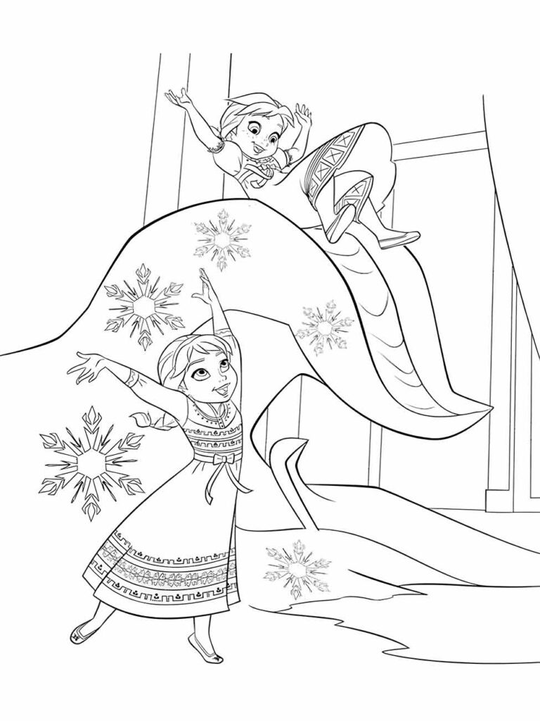 Desenhos para Colorir e Imprimir Frozen