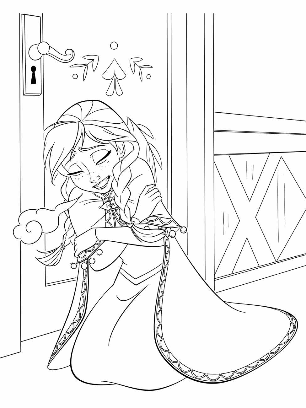 Desenhos para Colorir Elsa Frozen