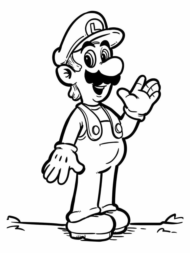 Desenhos para colorir, desenhar e pintar : Desenhos para colorir, Super  Mário e o jogo