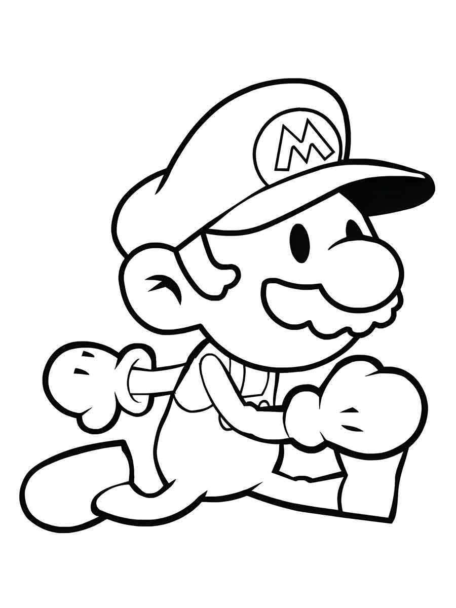 Colorir imagem do Mario Bros