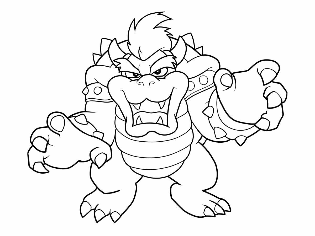 Desenho de Bowser