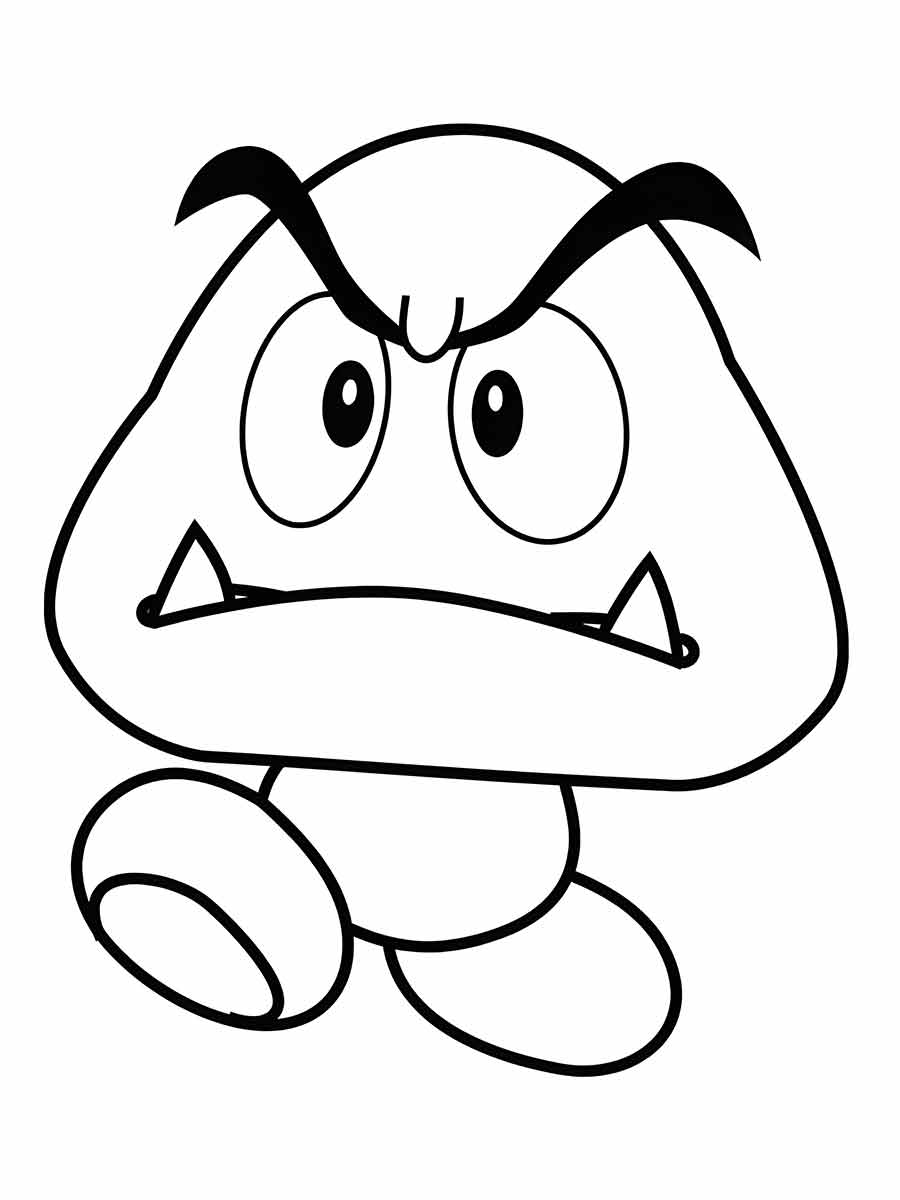 Desenho de Goomba para colorir