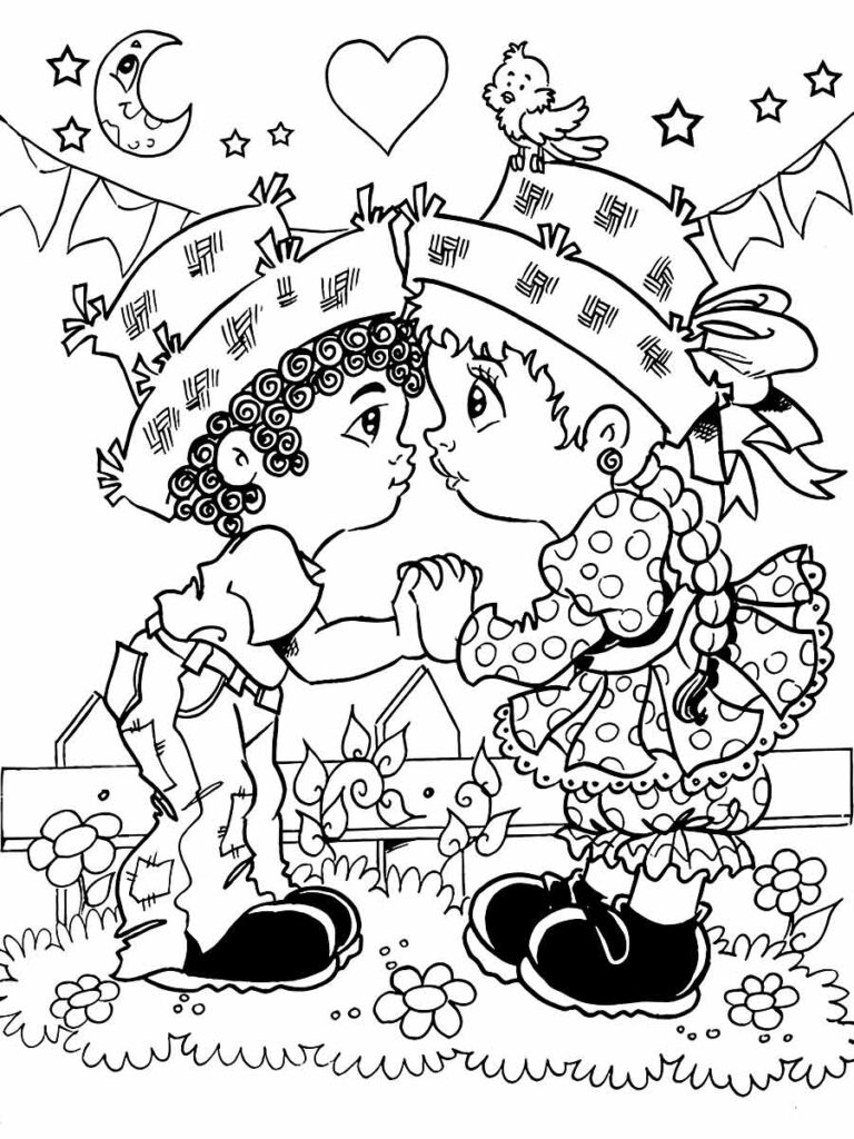 Festa Junina para colorir