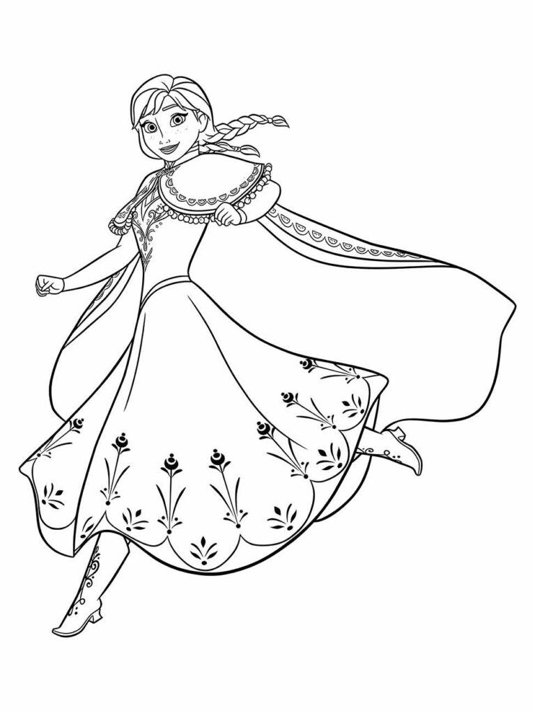 Frozen – Elsa 12 – Imagens para Colorir