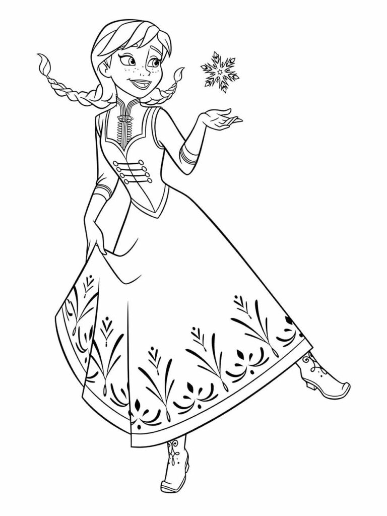 Desenho Elsa Frozen