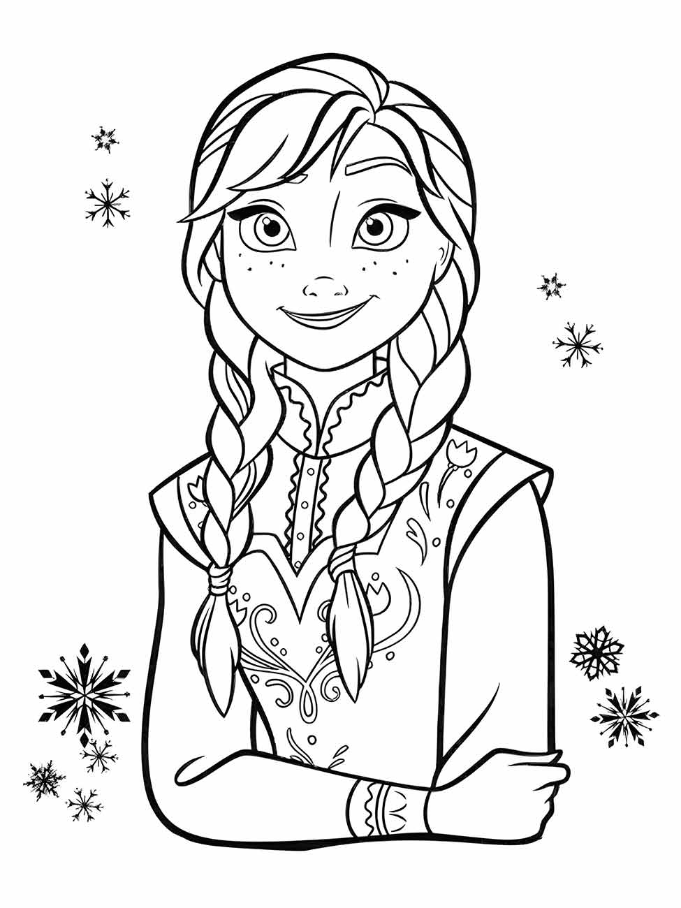 Desenho da Frozen para Imprimir