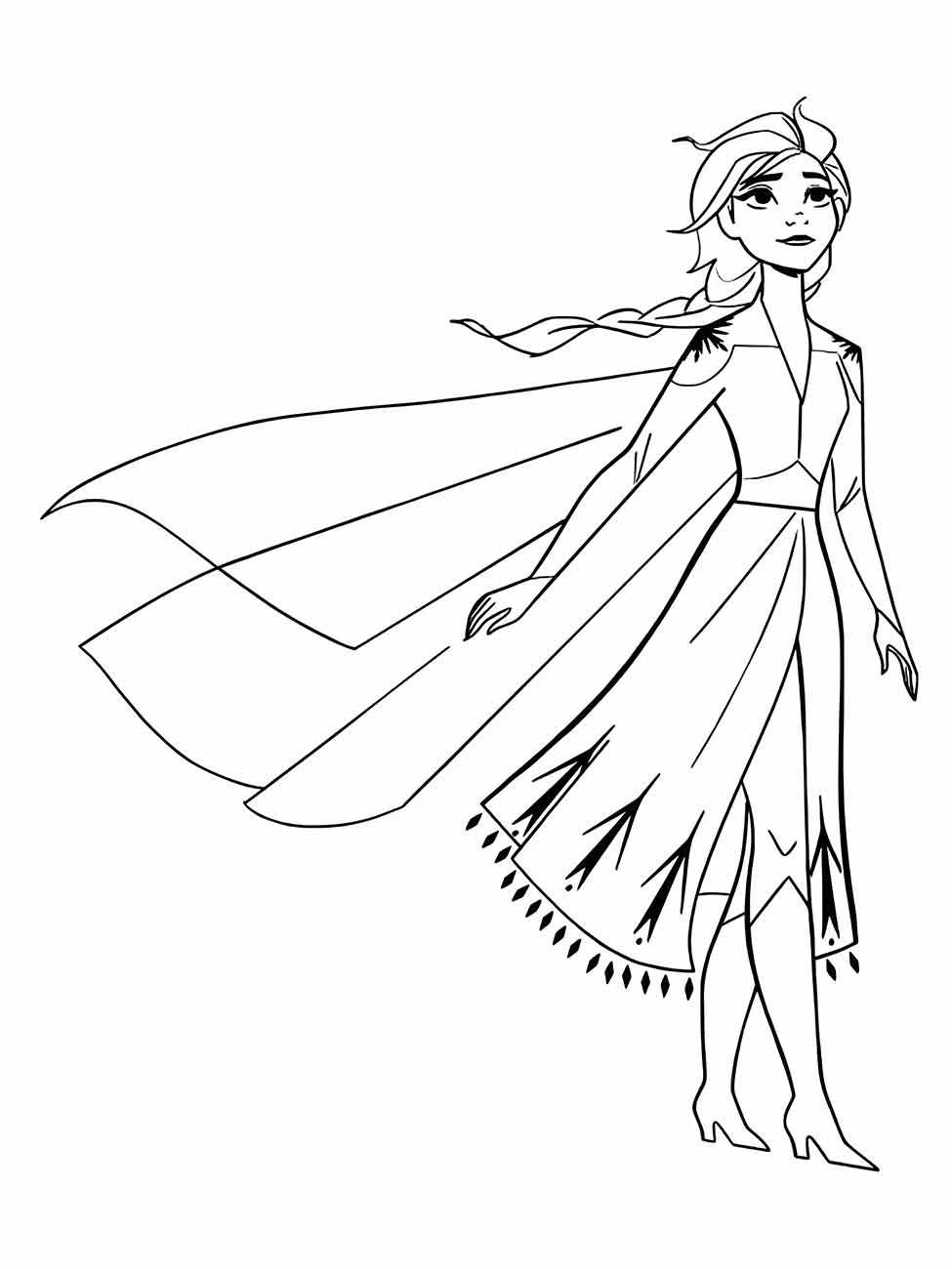 Desenho da Frozen para Imprimir