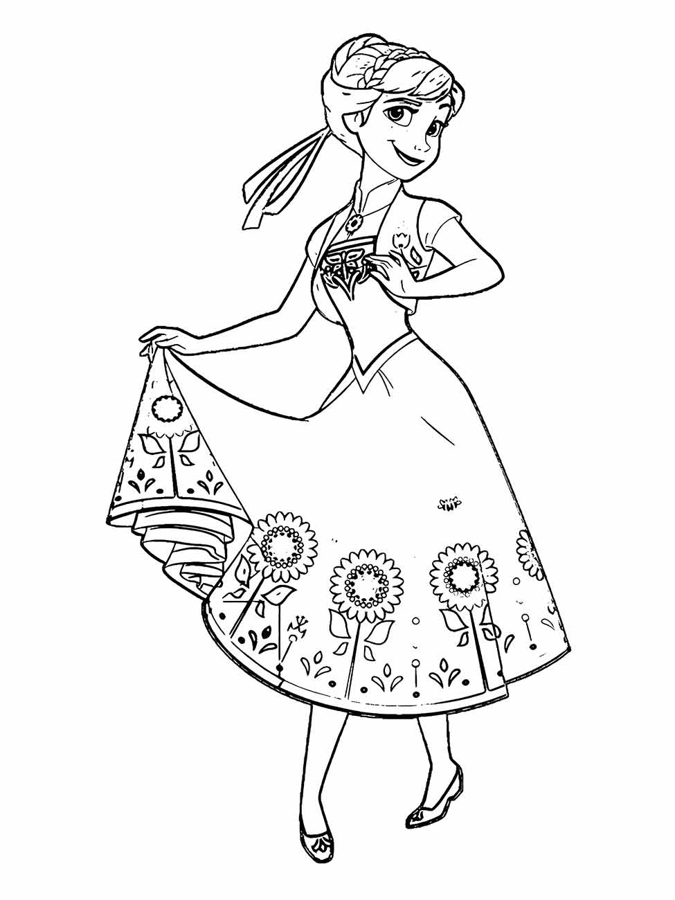 Desenho Princesa Frozen