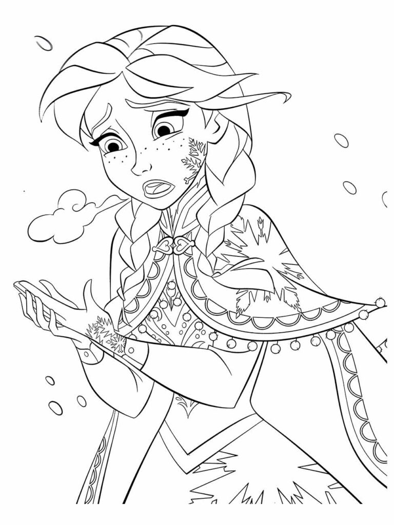 Desenhos Frozen para Colorir e Imprimir