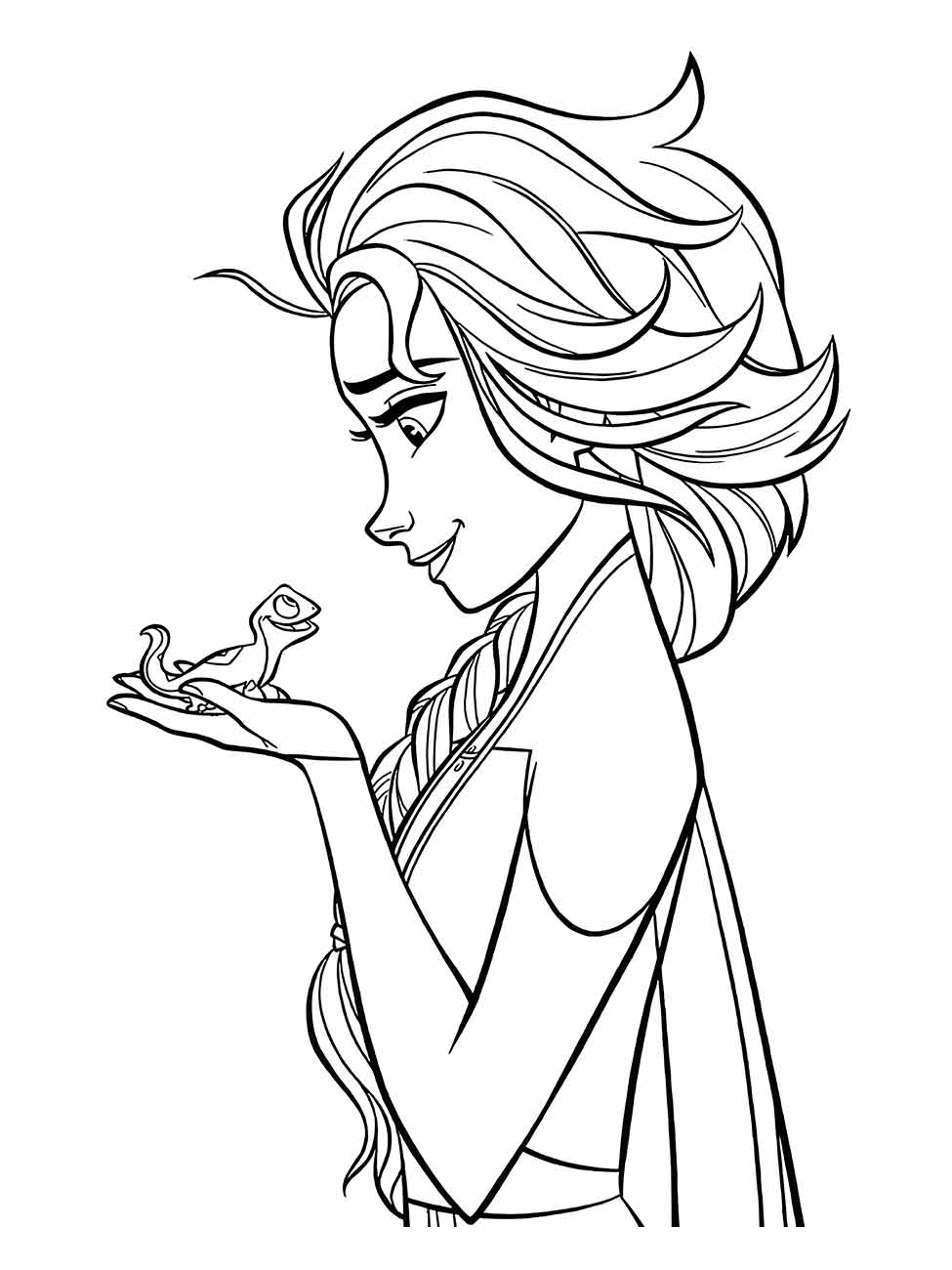 Imagem da Frozen para Colorir