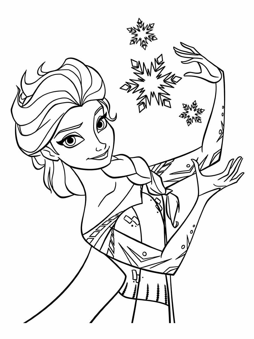 Frozen para Colorir