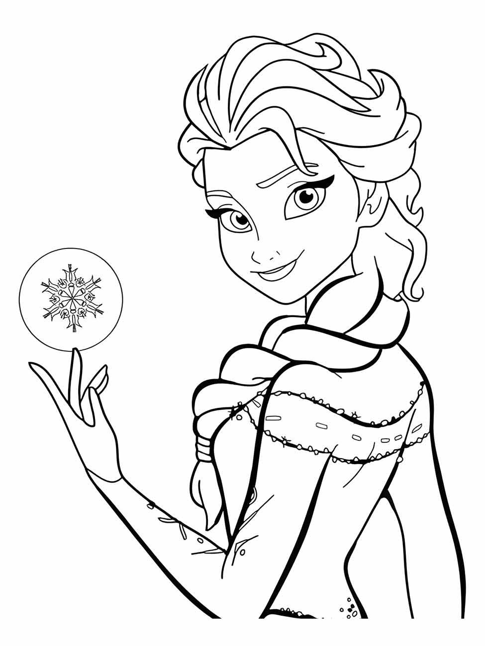 Frozen para Colorir