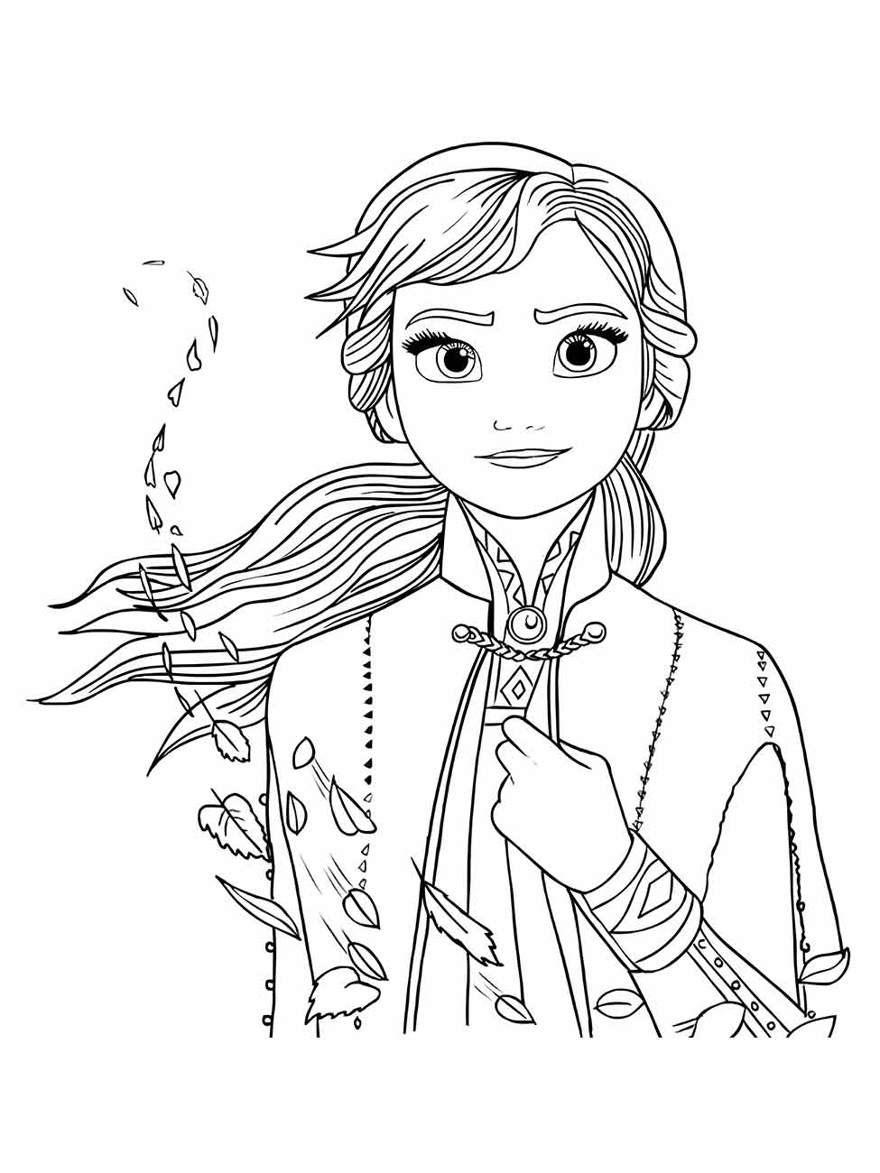 Frozen Desenho para Colorir