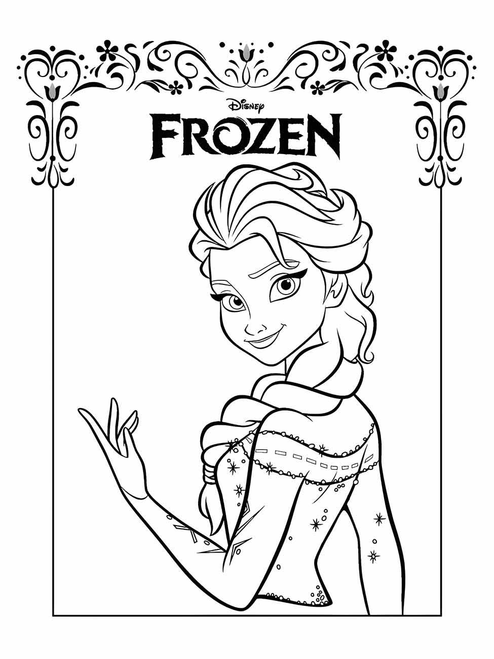 Frozen para Colorir e Imprimir