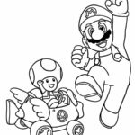 Páginas para colorir com o personagem Toad e Mario Bros