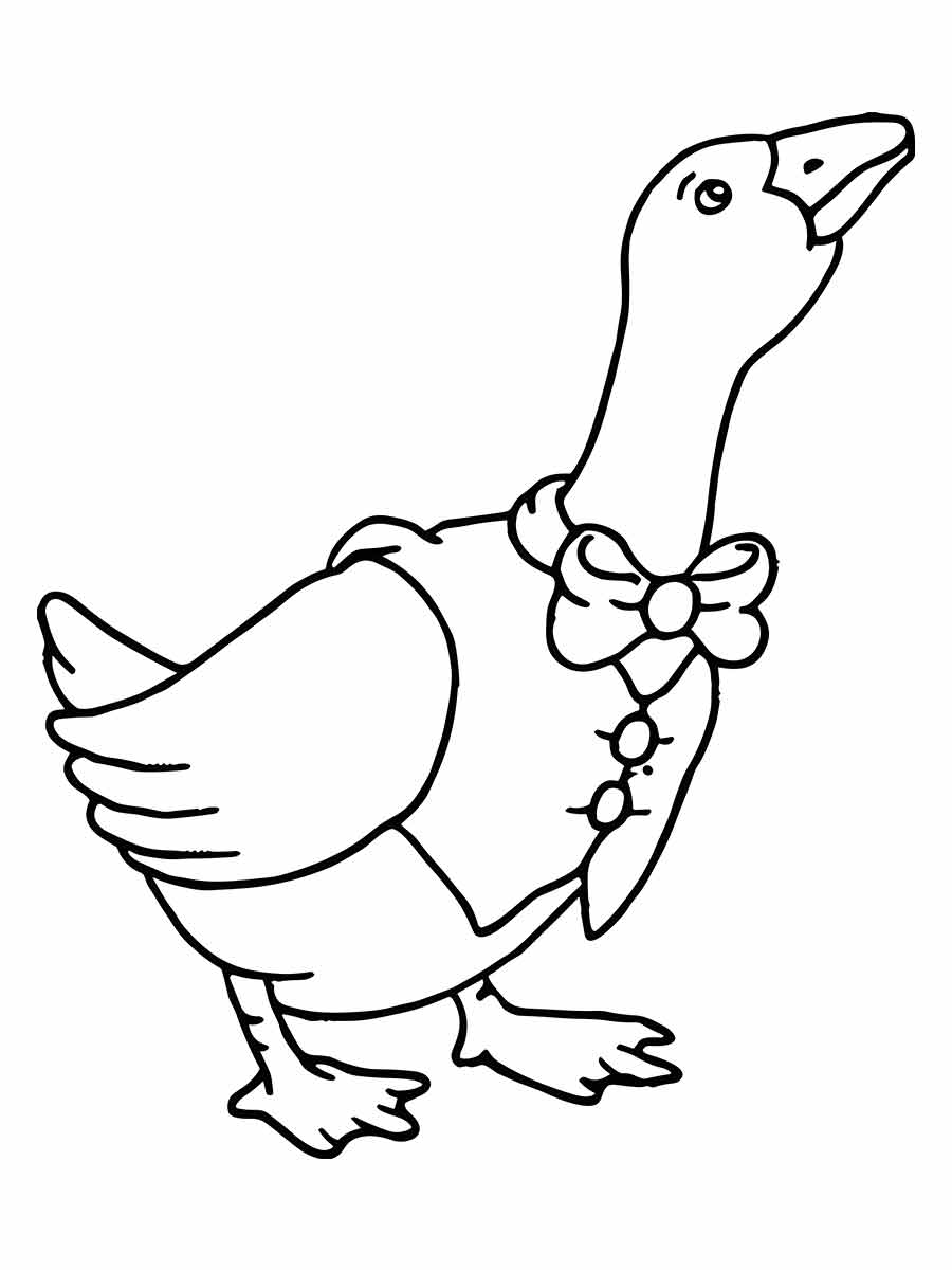 imagem de pato para colorir