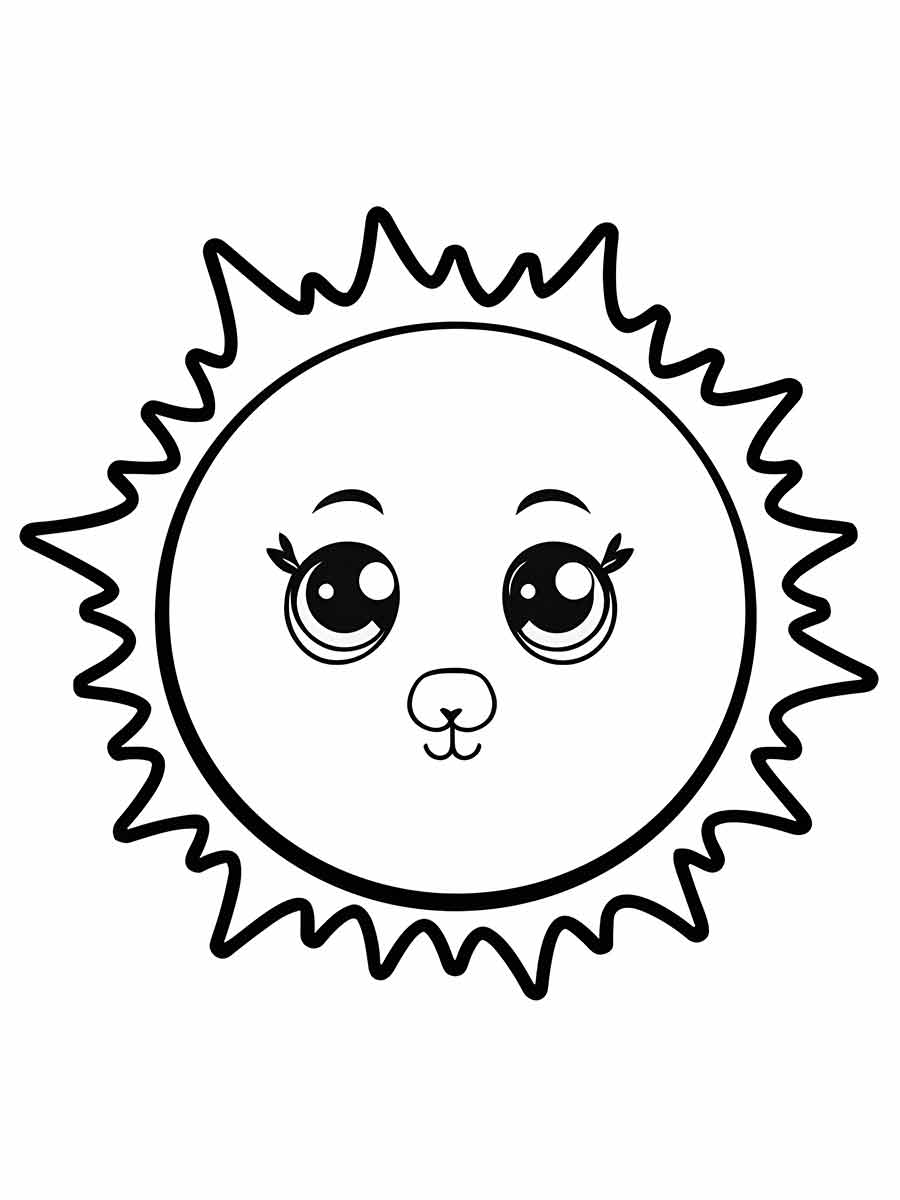 Espaço Educar desenhos para colorir : Desenhos de sol para pintar