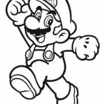 Desenho para colorir do Mario Bros