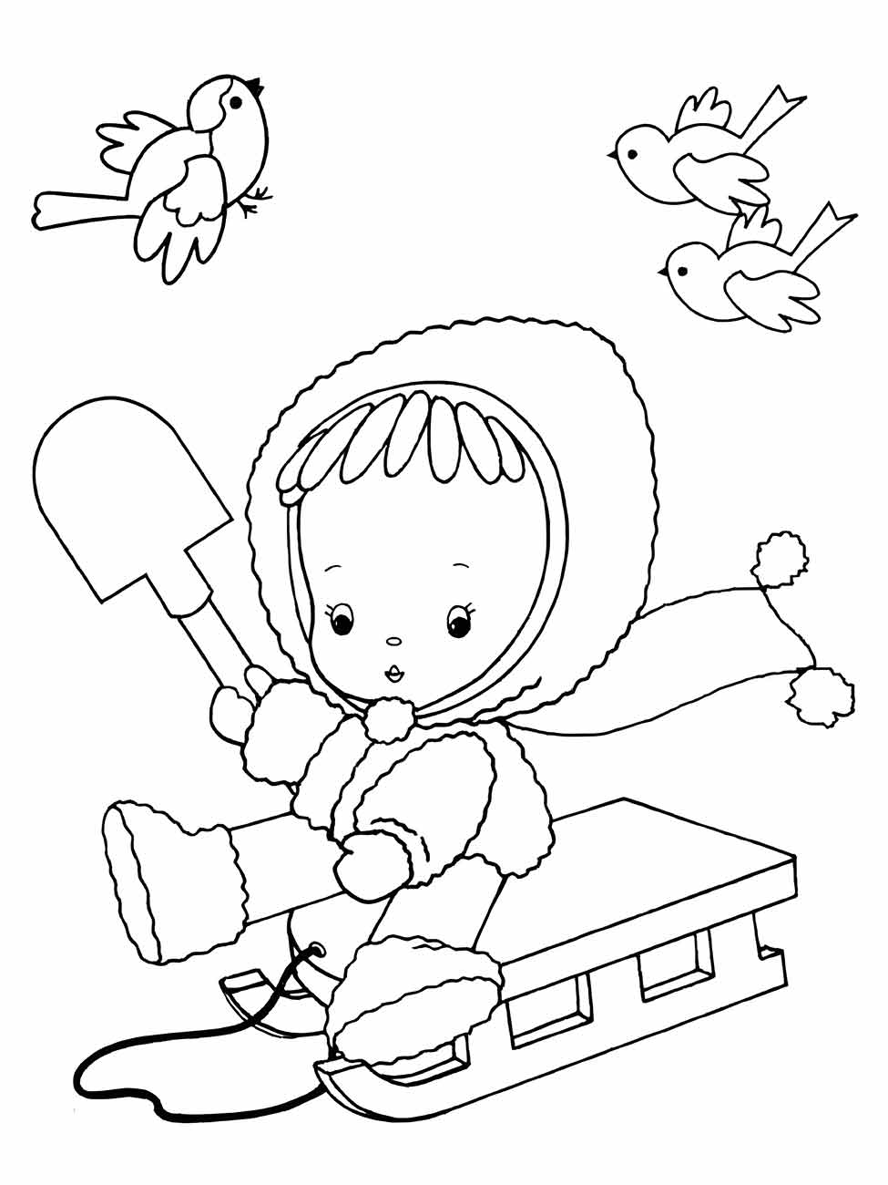 68 desenhos de bonecas para colorir