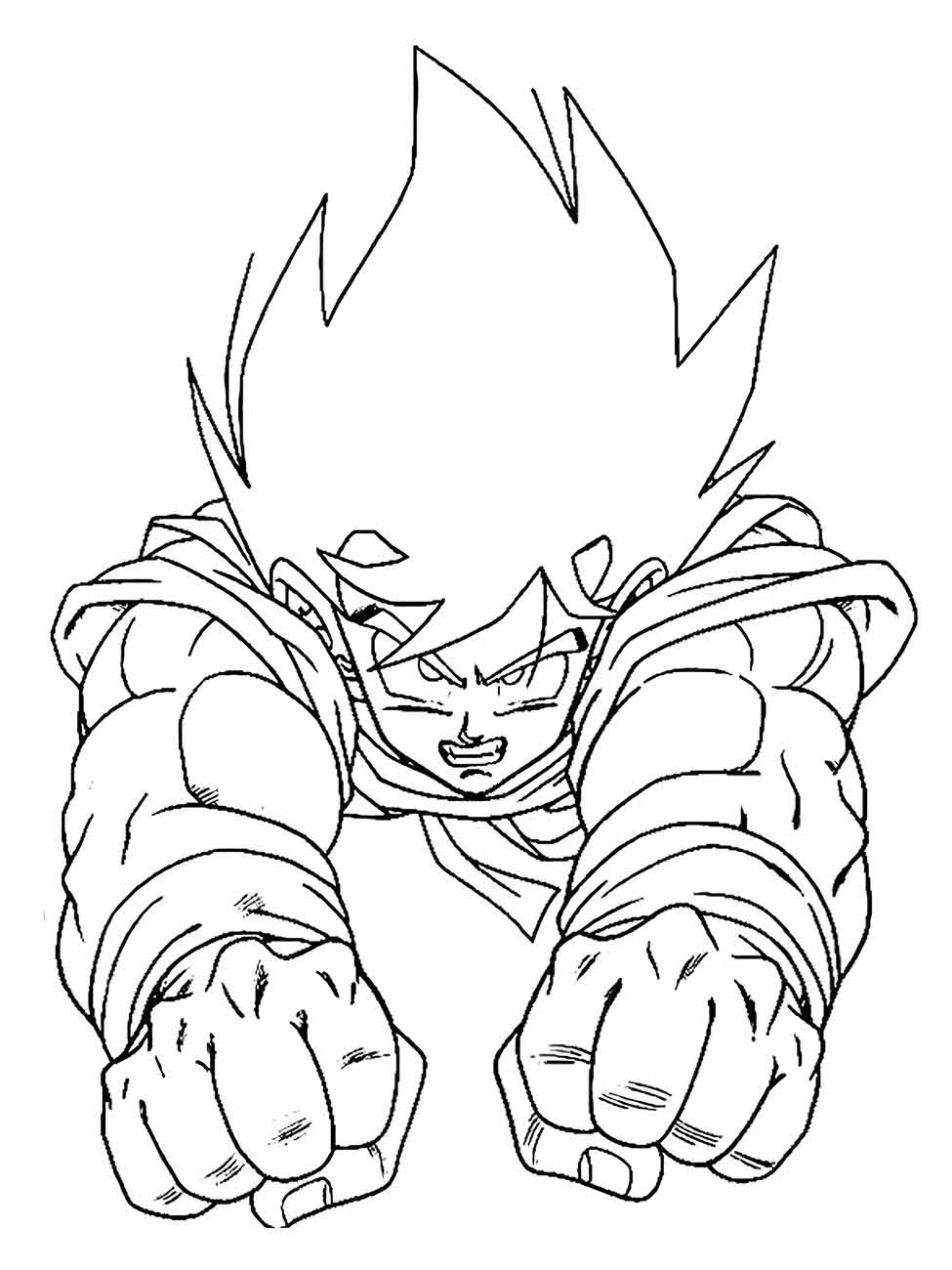 Desenhos para colorir de Dragon Ball Z