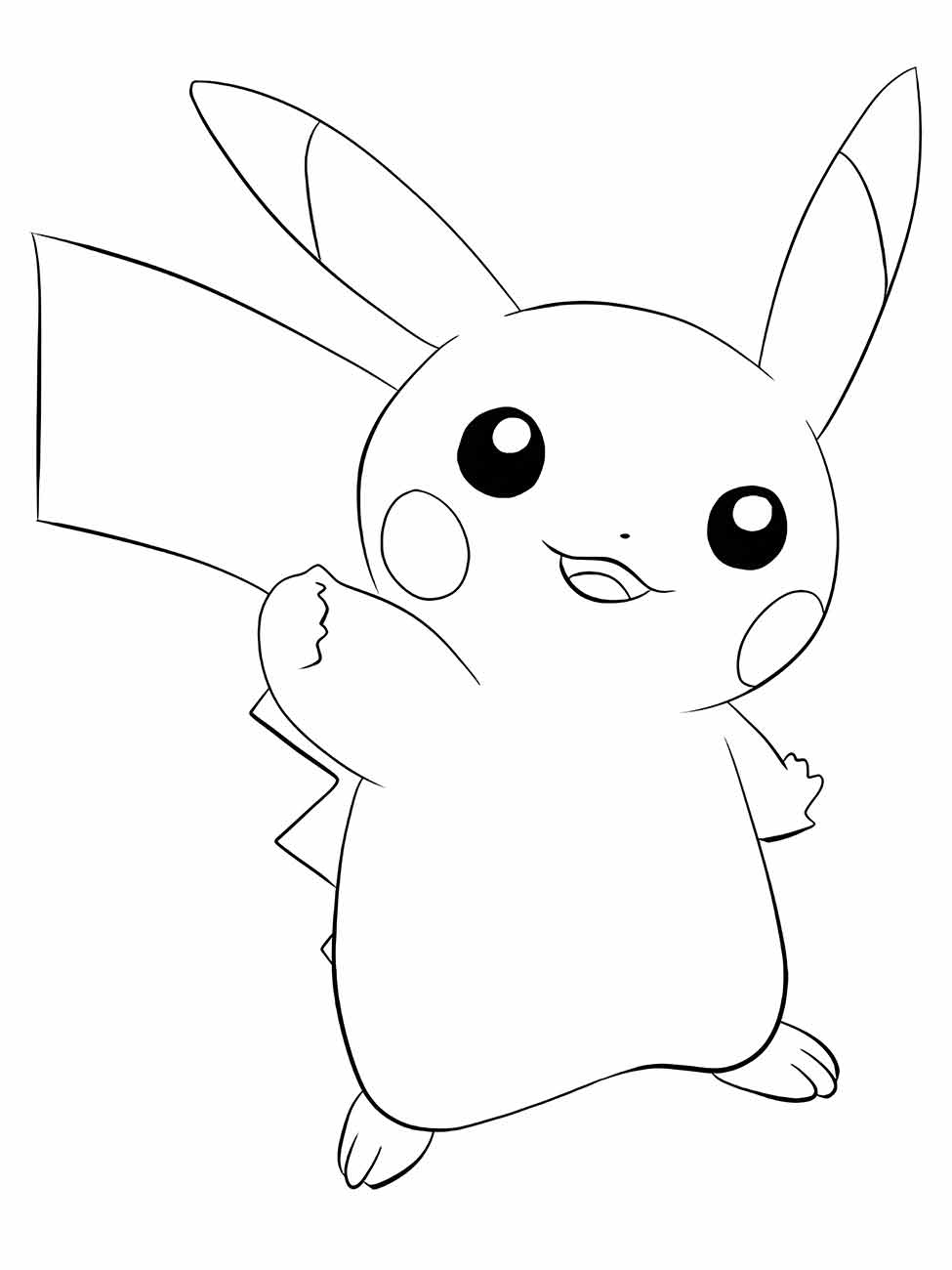 Desenho de Pikachu