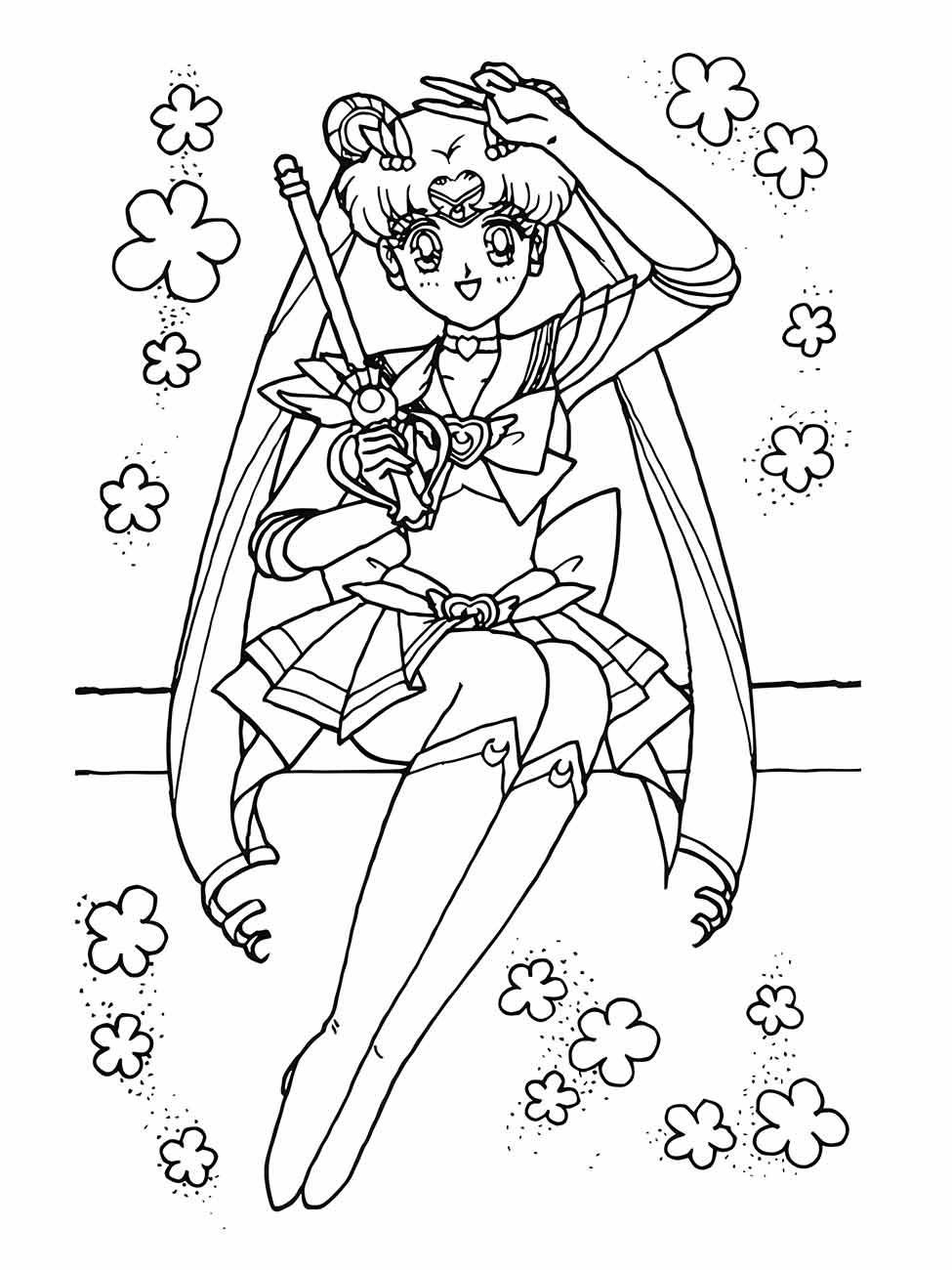 Sailor Moon para colorir