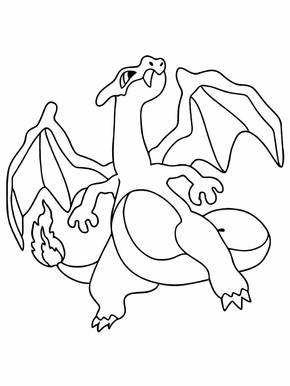 charizard para colorir