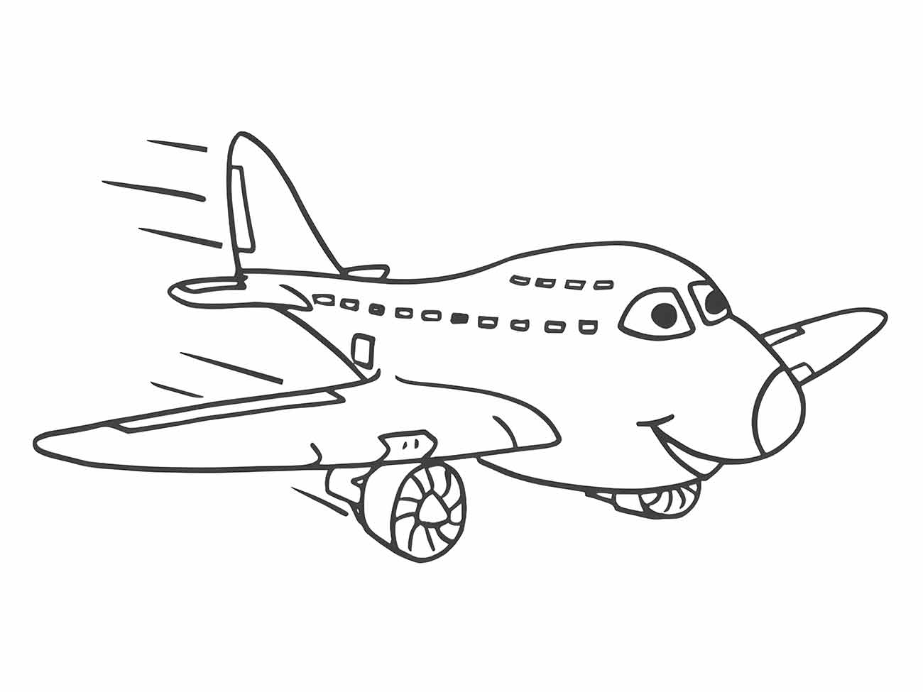 desenho aviao para colorir 47