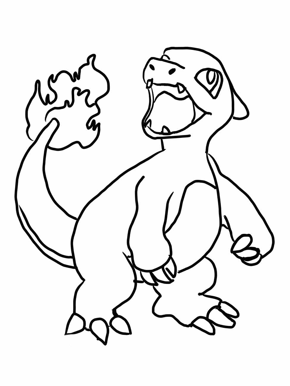 desenho para colorir charizard 16