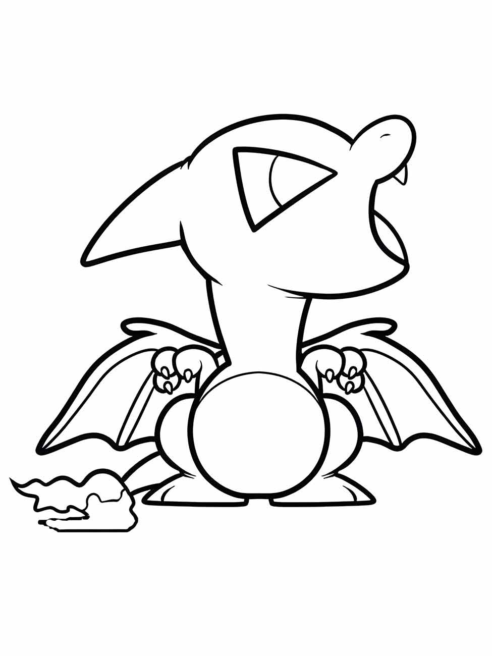 desenho charizard