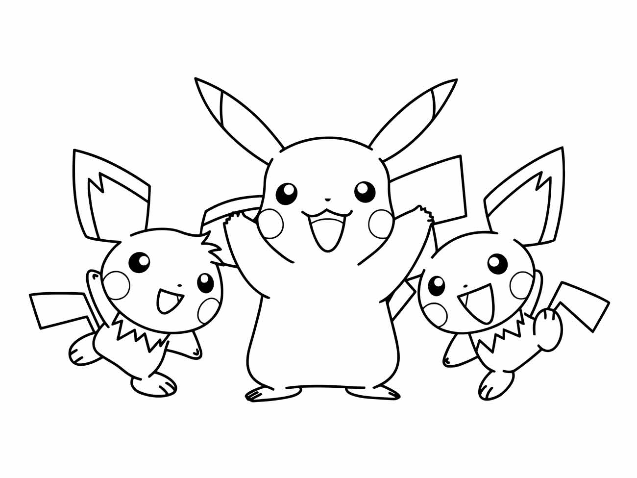 Desenho de Pokemon para desenhar