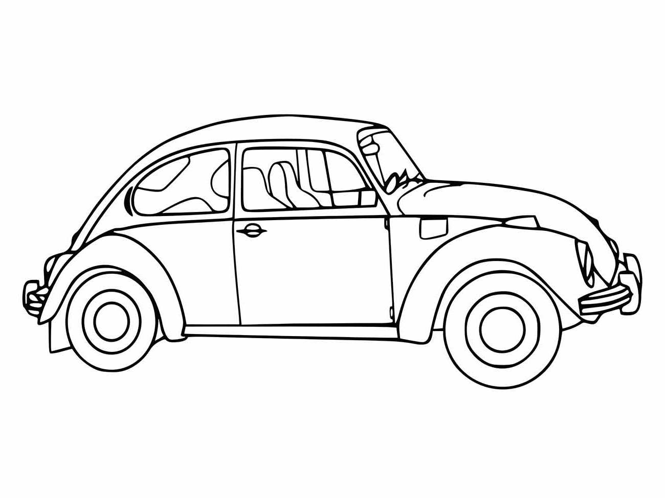 Desenhos De Fusca Para Colorir