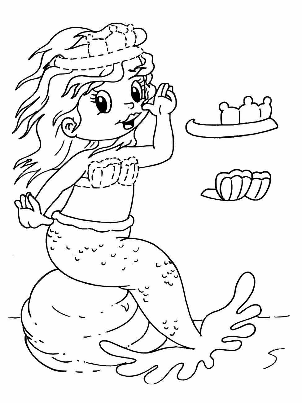 Desenho para colorir da sereia Iara. Desenho para colorir da Iara, personagem do folclore brasileiro. Desenho para colorir representando a sereia Iara. Variedade de desenhos para colorir da sereia Iara. Desenho para colorir enfocando a sereia Iara do folclore. Imagem para colorir da sereia Iara. Desenho para colorir ilustrando a sereia Iara.